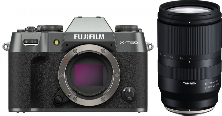 Accessoires  Fujifilm X-T50 Anthracite + Tamron 17-70mm f2,8 Di III-A VC RXD