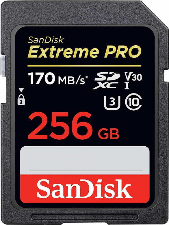 SanDisk Extreme Pro SDXC 256GB 170MB/s V30 UHS-I