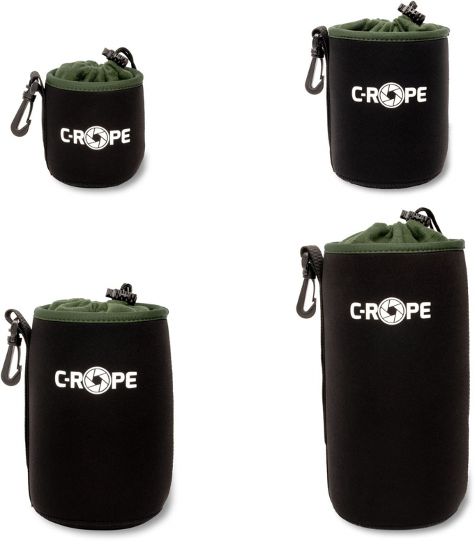 C-Rope Neopren Objektivbeutel V2 Set S, M, L, XL