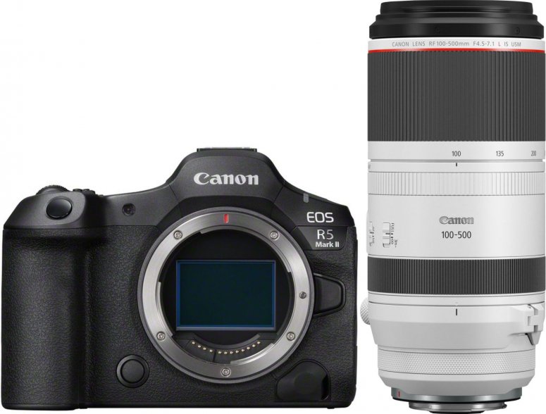 Technische Daten  Canon EOS R5 II + RF 100-500mm f4,5-7,1L IS USM