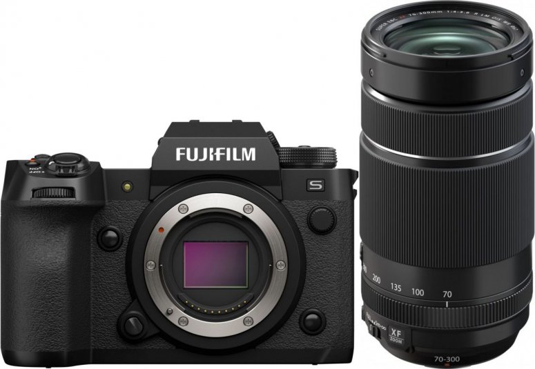 Zubehör  Fujifilm X-H2 S Gehäuse + XF 70-300mm f4-5,6 R LM OIS WR
