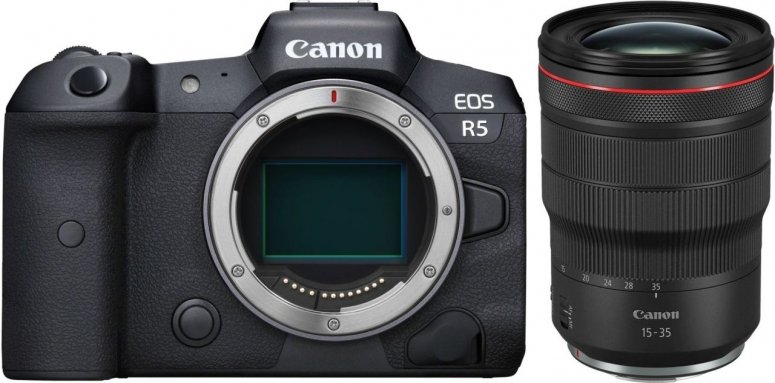 Caractéristiques techniques  Canon EOS R5 + Canon RF 15-35mm f2,8 L IS USM