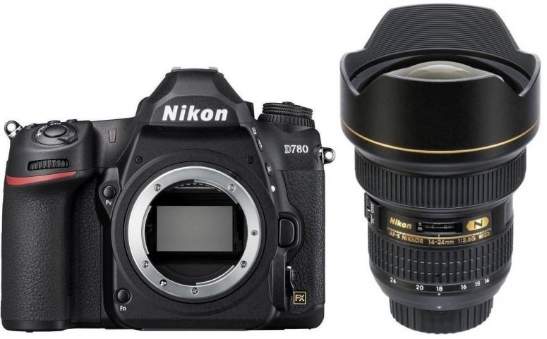 Zubehör  Nikon D780 Gehäuse + AF-S 14-24mm f2.8 G ED