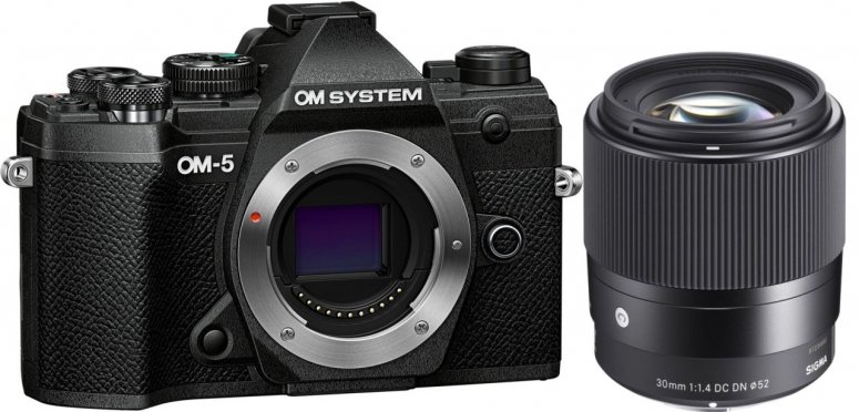OM System OM-5 schwarz + Sigma 30mm f1,4 DC DN