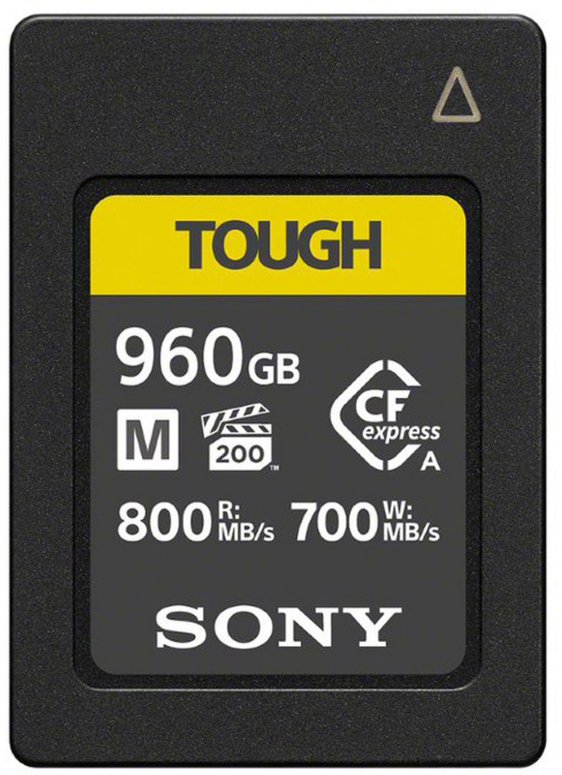Sony CFexpress 960GB Typ A Tough 800MBs / 700MBs