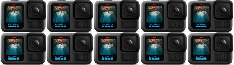 Caractéristiques techniques  GoPro HERO13 Black Pack de 10 caméras