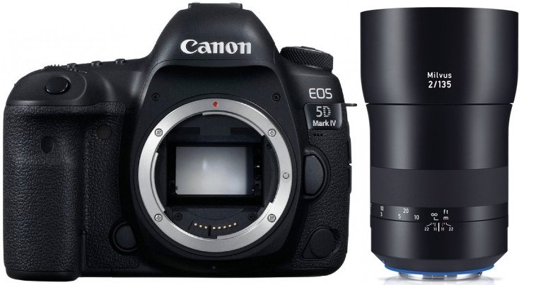 Technische Daten  Canon EOS 5D Mark IV + ZEISS Milvus 135mm f2
