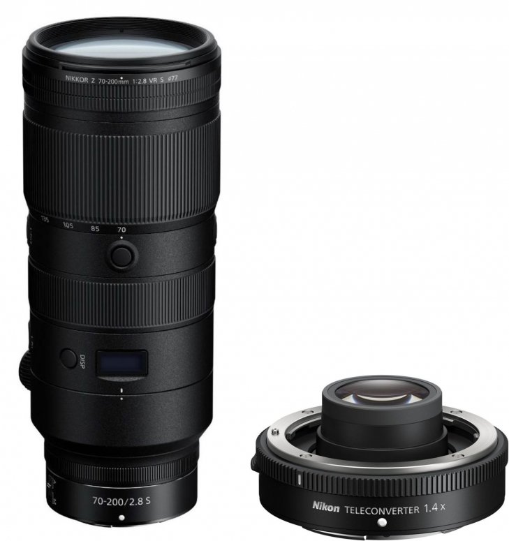 Nikkor Z 70-200mm f2,8 VR S + Telekonverter 1,4x