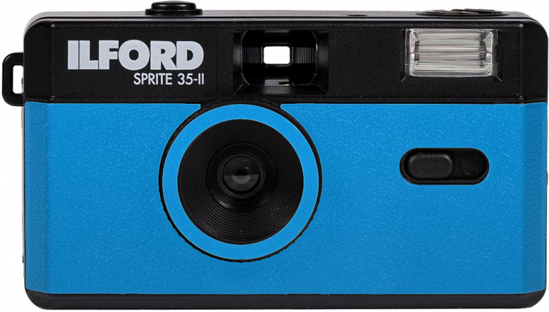 Caractéristiques techniques  Ilford Sprite 35-II appareil photo bleu-noir