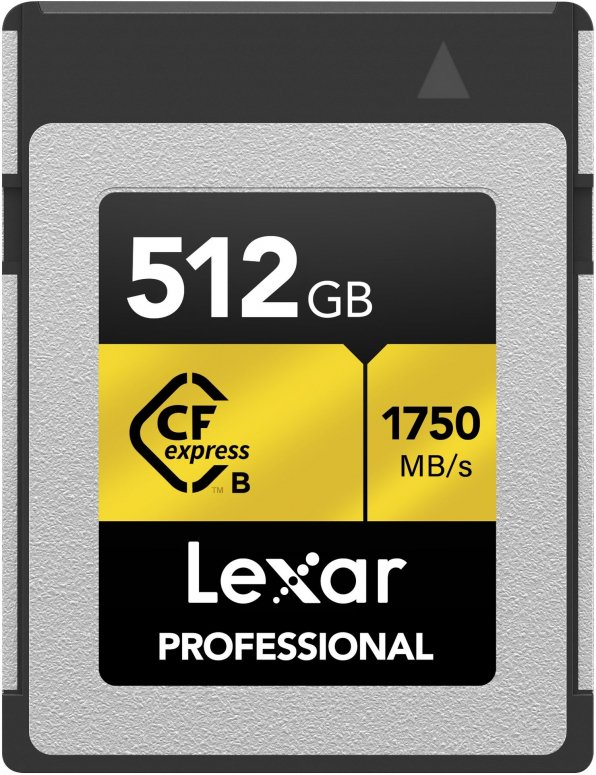 Technical Specs  Lexar CFexpress Type-B Gold 512GB 1750/1500MB/s