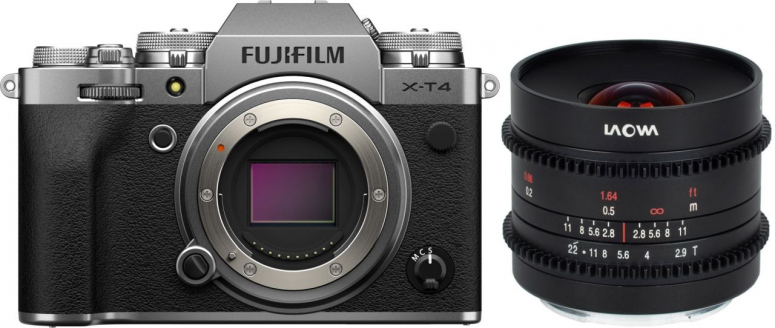 Fujifilm X-T4 argent + LAOWA 9mm T2.9