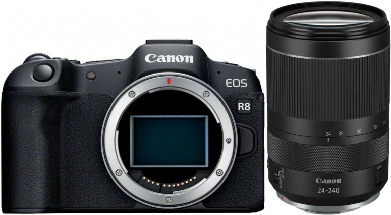 Caractéristiques techniques  Canon EOS R8 + RF 24-240mm f4-6,3 IS USM
