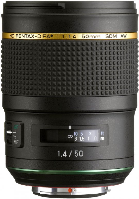 Pentax 50mm f1,4 HD D-FA SDM AW