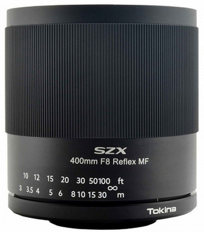 Technische Daten  Tokina SZX 400mm F8 Reﬂex MF Sony E