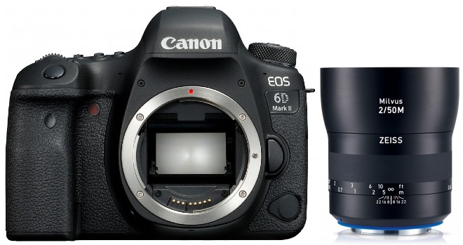 Technische Daten  Canon EOS 6D Mark II + ZEISS Milvus 50mm f2