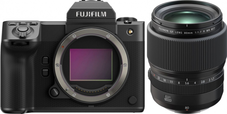 Zubehör  Fujifilm GFX 100 II Gehäuse + GF 80mm f1,7