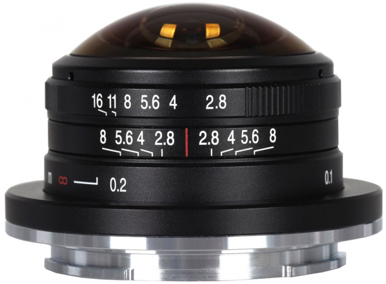 Technische Daten  LAOWA 4mm f/2,8 Circular Fisheye für Sony E