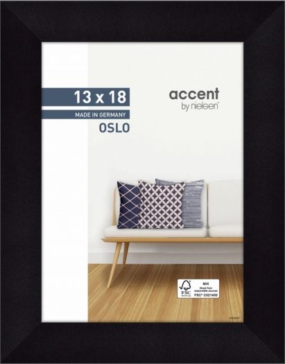 Nielsen Wooden frame 299299 Oslo 13x18cm black
