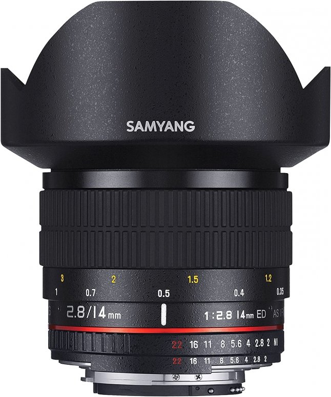 Accessoires  Samyang 14mm 1:2,8 Sony E-mount