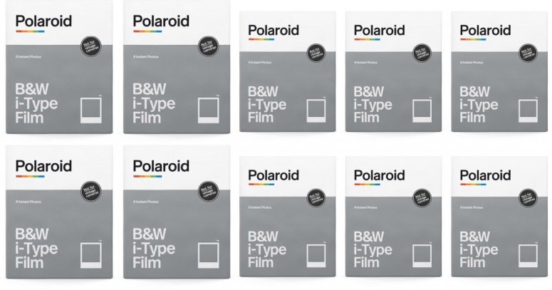 Caractéristiques techniques  Polaroid Film i-Type B&W 8x paquet de 10