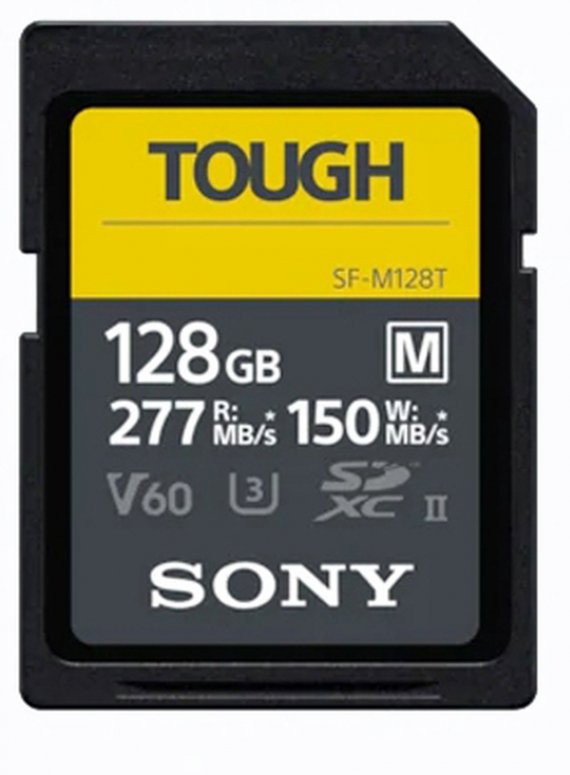 Sony Carte SDXC 128GB Cl10 UHS-II U3 V60 TOUGH