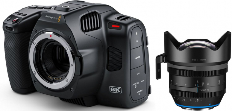 Technische Daten  Blackmagic Pocket Cinema Camera 6K Pro + Irix Cine 11mm T4,3
