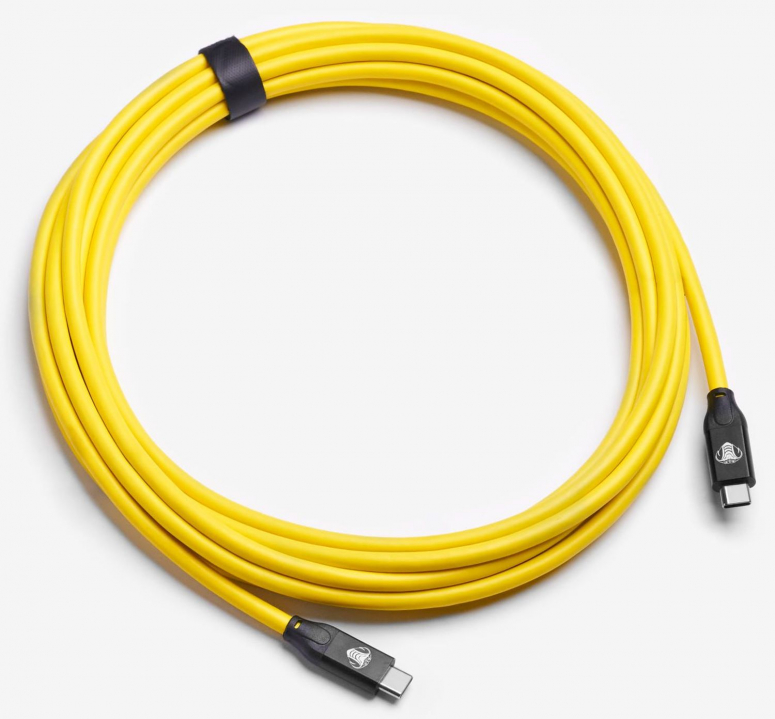 CobraTether USB-C to USB-C 5m yellow