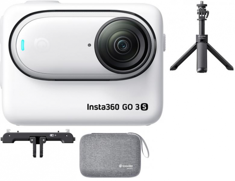 INSTA360 GO 3S (128GB) Arctic White Travel Bundle
