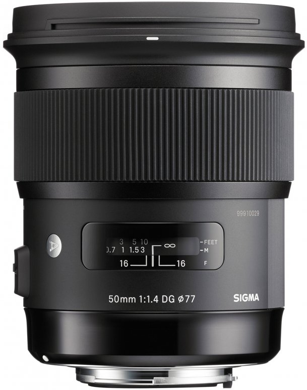 Technische Daten  Sigma 50mm 1:1,4 DG HSM [A] Nikon AF