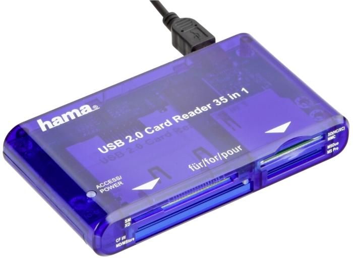 Technische Daten  Hama Kartenleser 35 in 1 USB 2.0