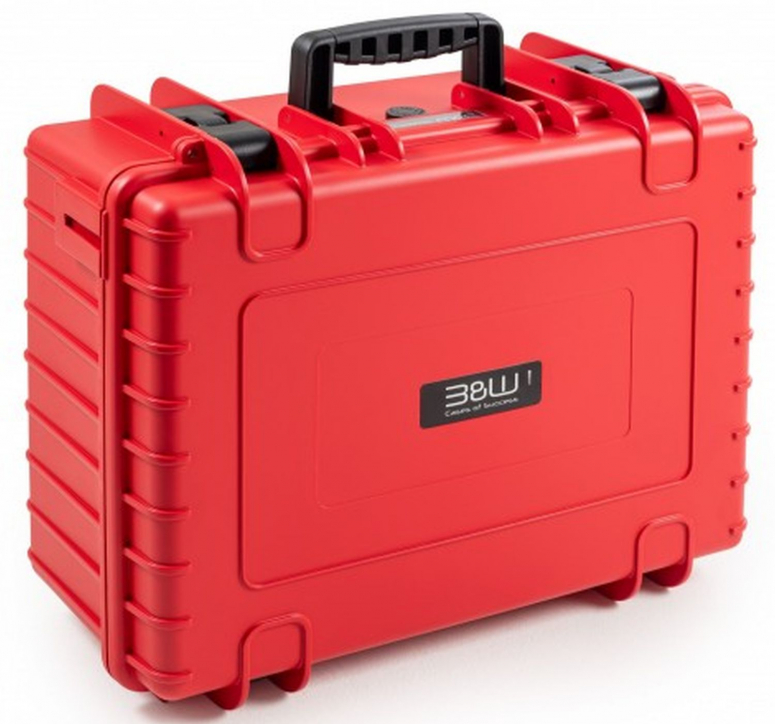 Technische Daten  B&W Case Type 6000 Rot mit Facheinteilung