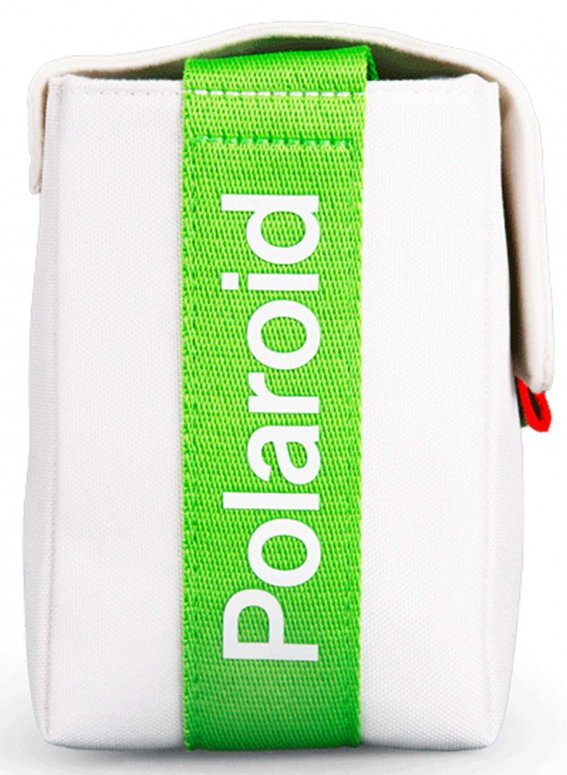 Polaroid Now camera bag white green