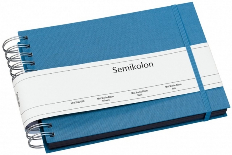 Semikolon Mini Mucho 357550 Album black azzurro