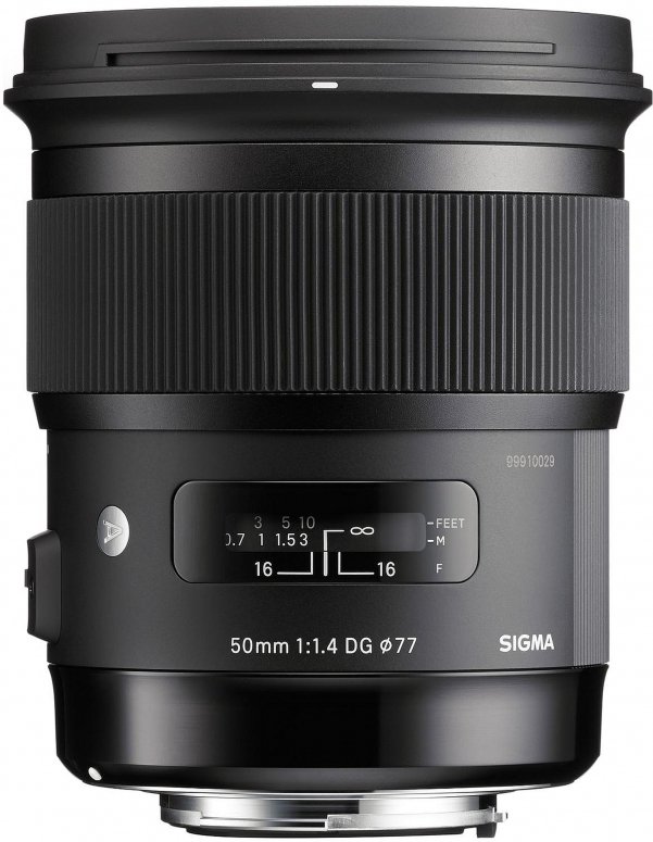 Technische Daten  Sigma 50mm 1:1,4 DG HSM [A] Canon AF