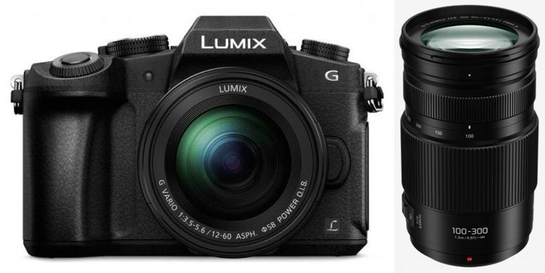 Panasonic Lumix DMC-G81 + 12-60mm + G 100-300mm f4,0-5,6 II OIS