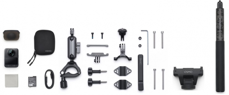 DJI Osmo 360 Rennrad-Rear-POV-Bundle