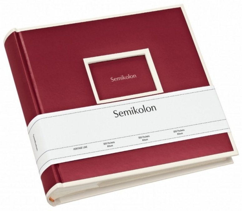 Technical Specs  Semikolon 200 Pockets Album 351134 burgundy