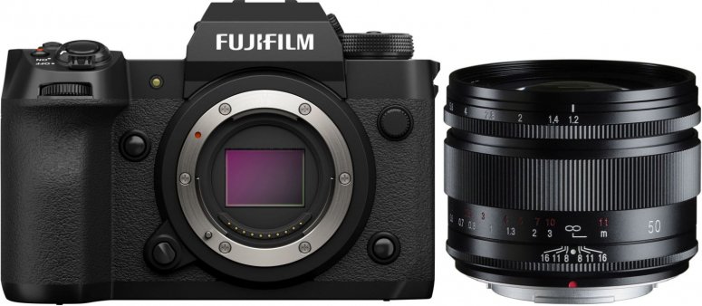 Zubehör  Fujifilm X-H2 + Voigtländer Nokton 50mm f1,2 Fuji X-Mount