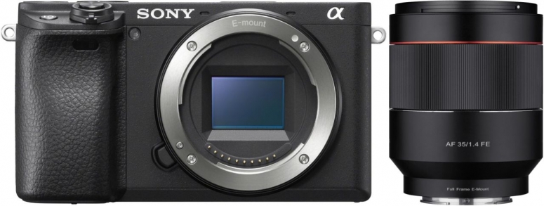 Zubehör  Sony Alpha ILCE 6400 + Samyang AF 35mm F1.4
