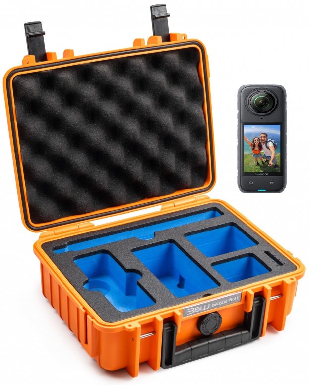 INSTA360 X4 + B&W Case Typ 1000 orange