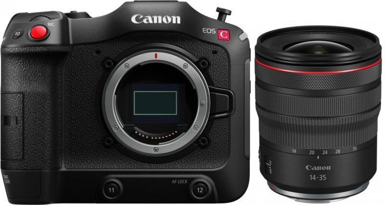 Zubehör  Canon EOS C70 Camcorder + RF 14-35mm f4 L IS USM