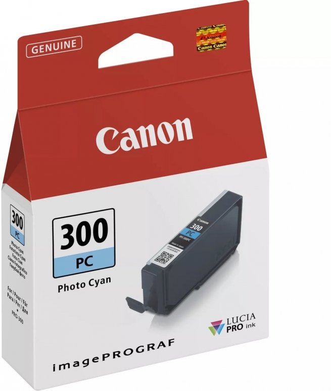 Technische Daten  Canon PFI-300PC photo cyan Tinte