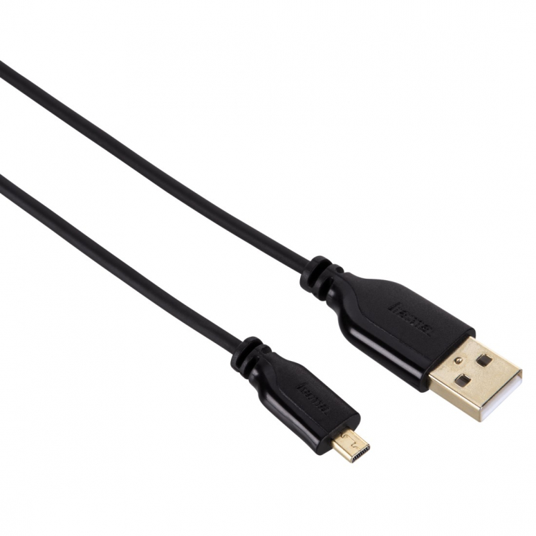 Hama 74249 USB-2.0 Kabel A-Stecker - Mini-B-St. 
