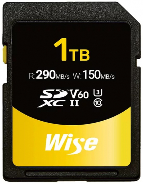 Wise SDXC UHS-II V60 1TB Memory Card