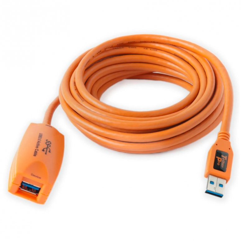 Tether Pro USB Cable 3.0 Type A to USB 4.9 meters