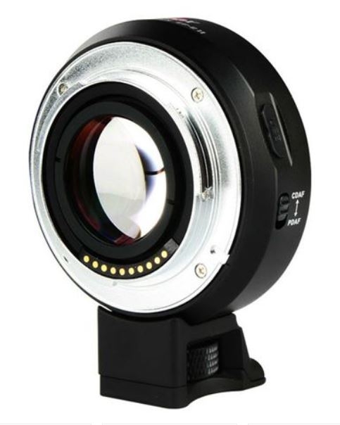 Caractéristiques techniques  Viltrox 0,71x Canon EF à Sony E Booster de vitesse