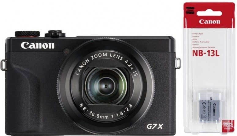 Caractéristiques techniques  Canon PowerShot G7X III noir Kit de batterie