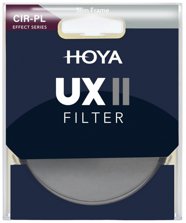Caractéristiques techniques  Filtre polarisant circulaire Hoya UX II 58mm