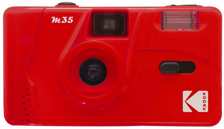 Kodak M35 camera flame scarlet