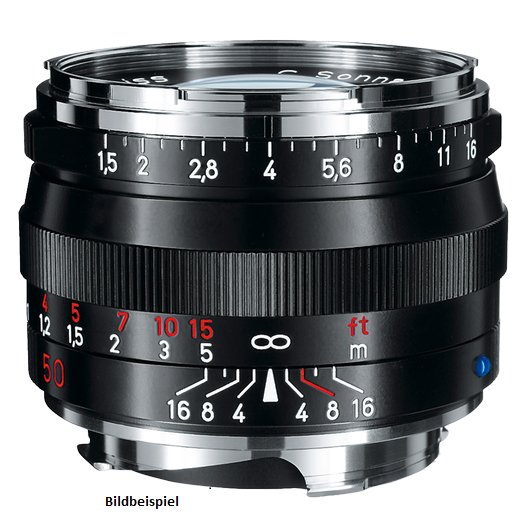 Technical Specs  ZEISS C Sonnar T* 50mm f1.5 silver